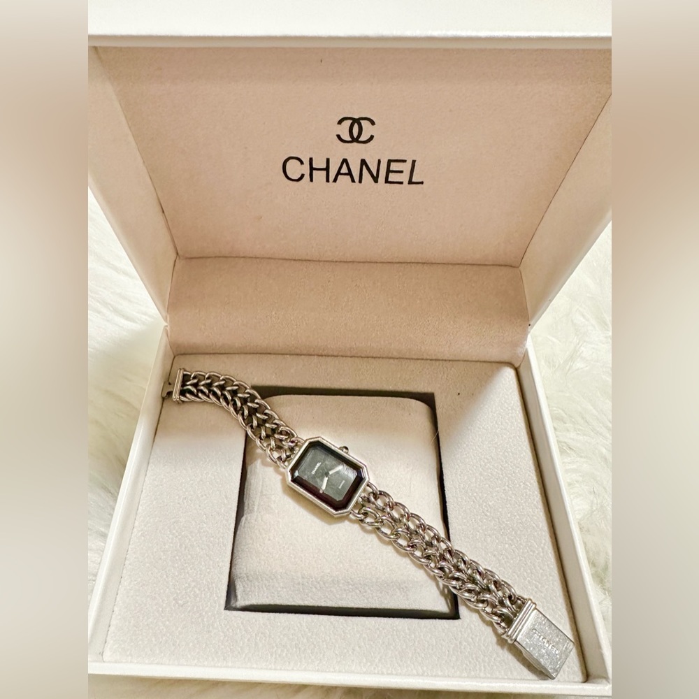 CHANEL Premiere Women's 7” Silver Hardware Watch Vintage 1987